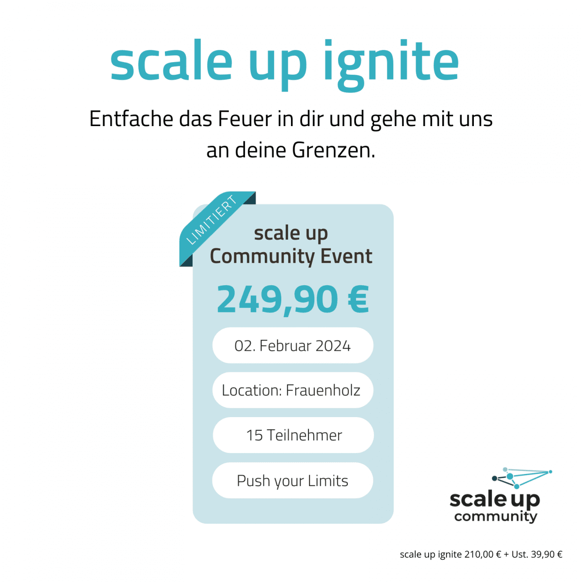 scale up Community Pricing ignite