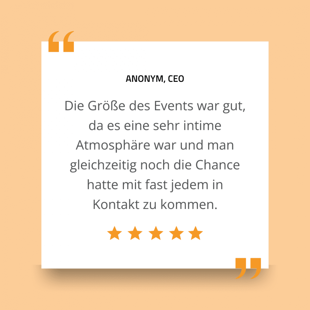 scale up The Week Teilnehmer Feedback