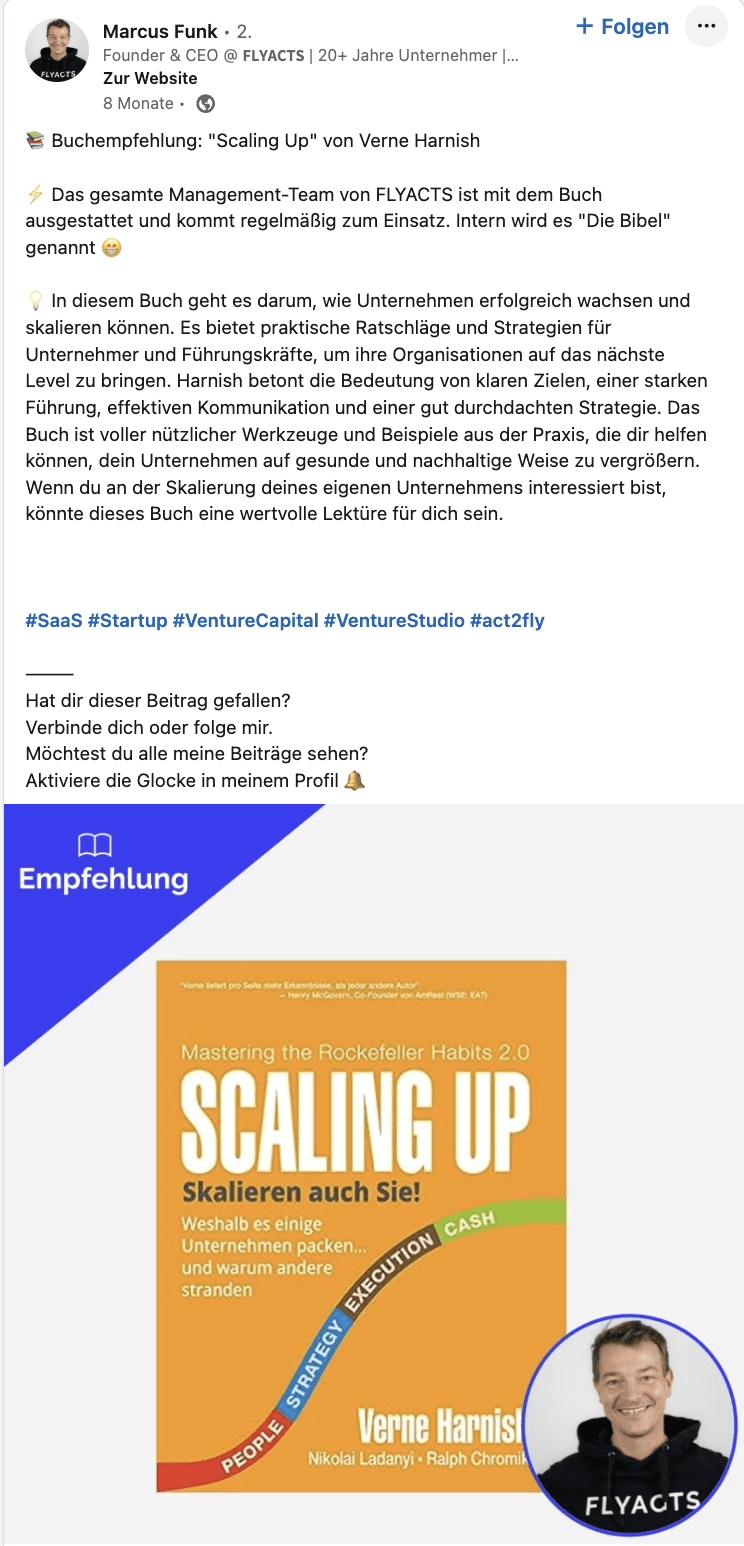 marucs scaling up buch empfehlung