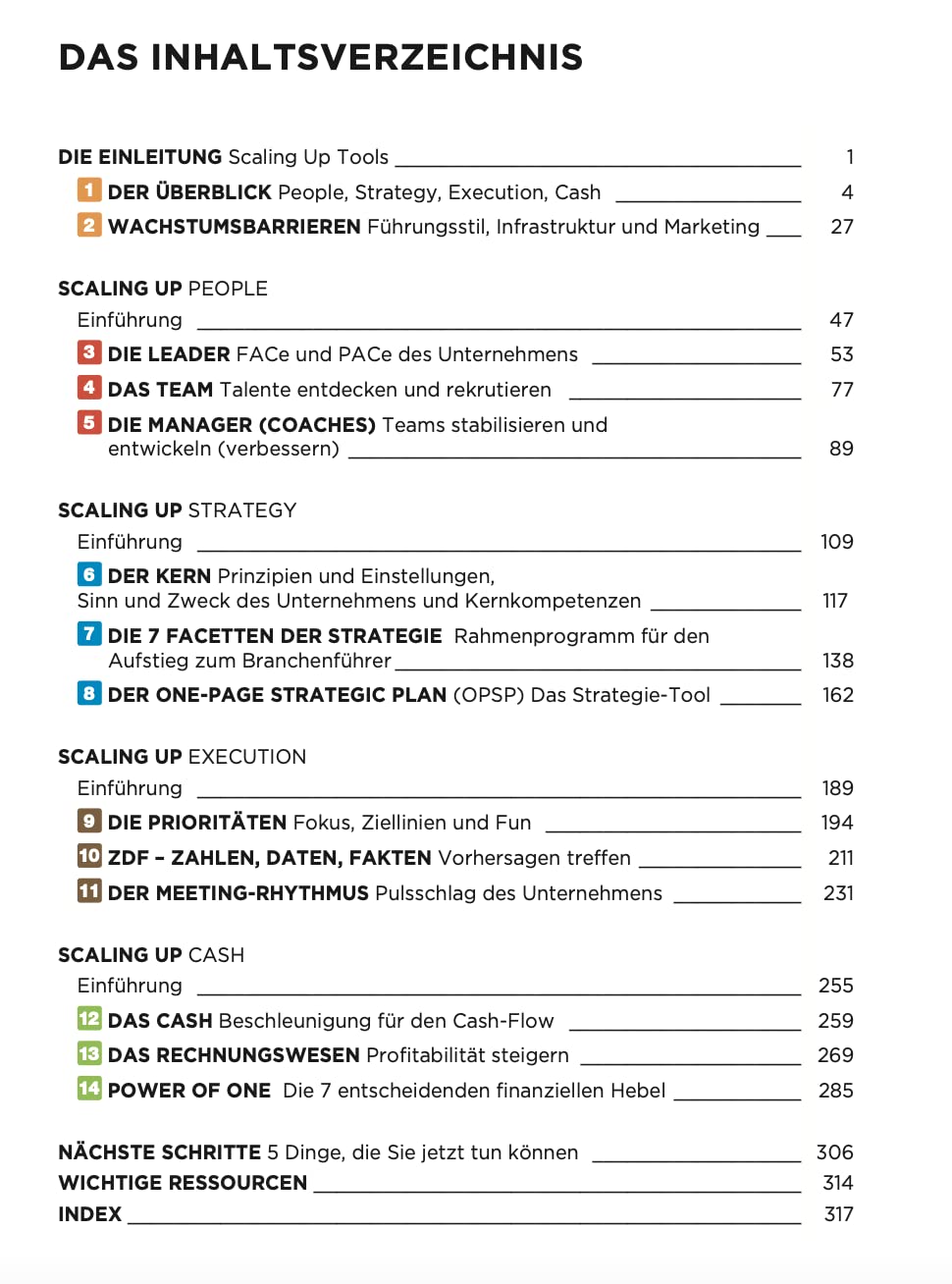 scaling up inhaltsverzeichnis