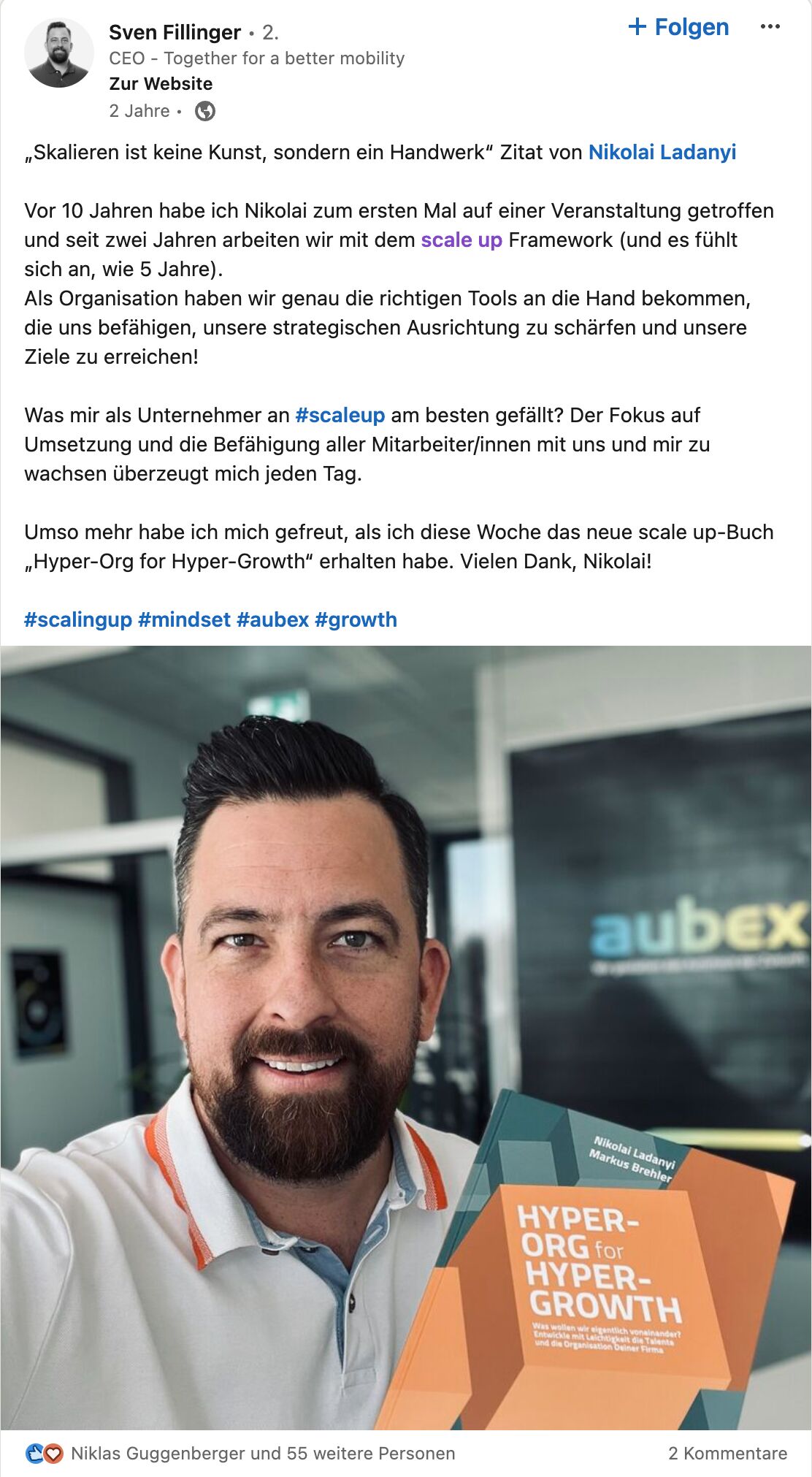 Kommentar sven fillinger buch scale up